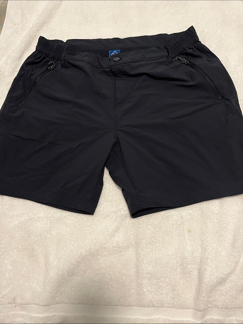 Unisex Outdoor Sports Black Performance Stretch Shorts . Sz XL